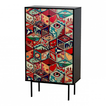 Шкаф 2-дверный Boho Color 599522