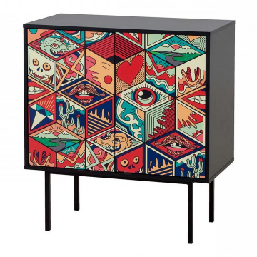 Шкаф Boho Color низкий 599536
