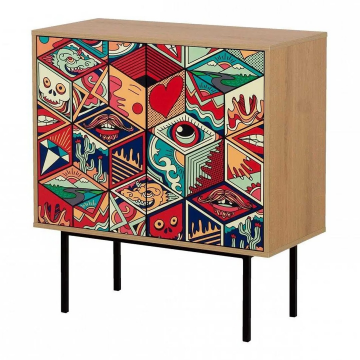 Шкаф Boho Color низкий 599530