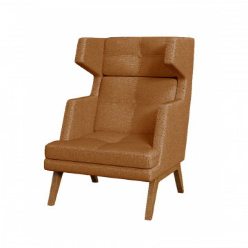 Беверли. Кресло высокое (ткань 1 категории)