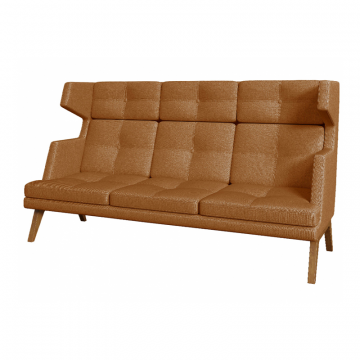 Беверли. Диван 3-местный высокий (ткань 1 категории)