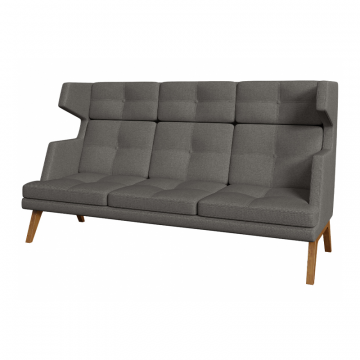 Беверли. Диван 3-местный высокий (ткань 2 категории)