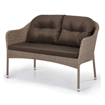 Плетеный диван S54B-W56 Light brown