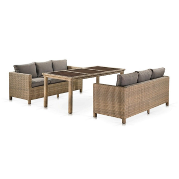 Комплект плетеной мебели T365/S65B-W65 Light Brown