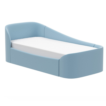 Диван-кровать KIDI Soft с низким изножьем 90*200 см (голубой)