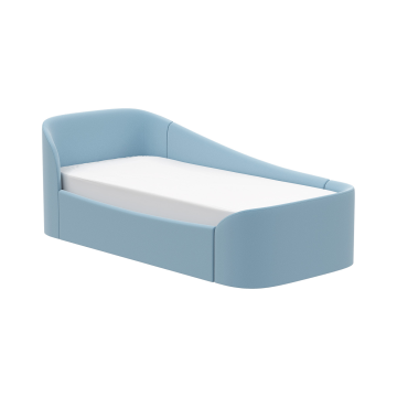 Диван-кровать KIDI Soft с низким изножьем 90*200 см (голубой)