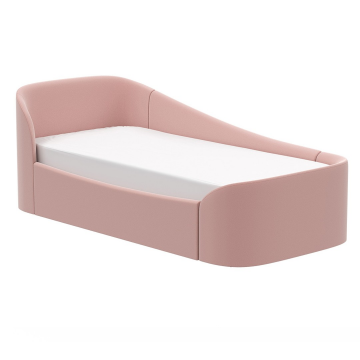 Диван-кровать KIDI Soft с низким изножьем 90*200 см (розовый)