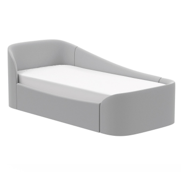 Диван-кровать KIDI Soft с низким изножьем 90*200 см (серый)
