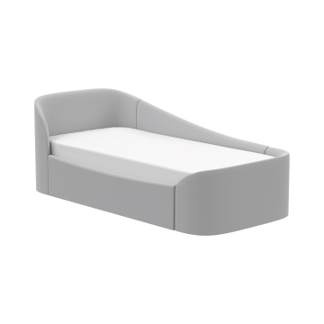 Диван-кровать KIDI Soft с низким изножьем 90*200 см (серый)