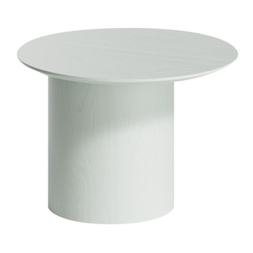 Столик Type D 50 см со смещенным основанием D 29 см (белый)