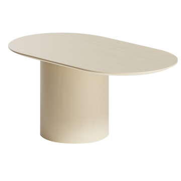 Столик Type овальный, основание D 29 см (молочный)