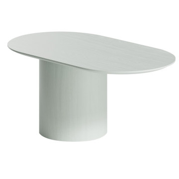 Столик Type овальный, основание D 29 см (белый)