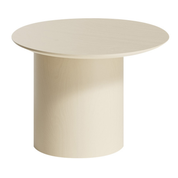 Столик Type D 50 см со смещенным основанием D 29 см (молочный)