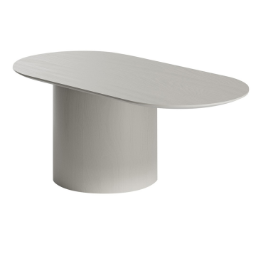Столик Type овальный, основание D 39 см (серо-бежевый)