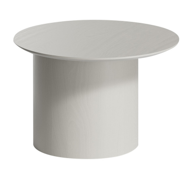 Столик Type D 60 см со смещенным основанием D 39 см (серо-бежевый)