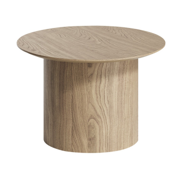 Столик Type D 60 см основание D 39 см (беленый дуб)