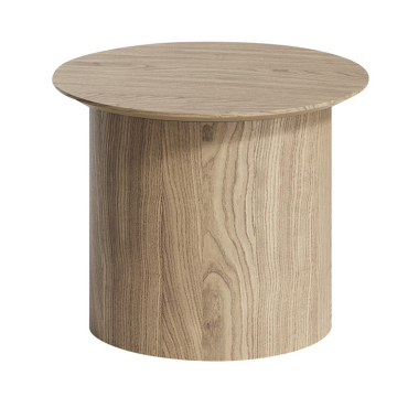 Столик Type D 50 см основание D 39 см (беленый дуб)