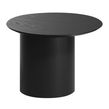 Столик Type D 50 см со смещенным основанием D 29 см (черный)
