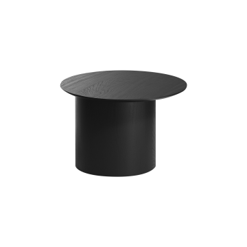 Столик Type D 60 см со смещенным основанием D 39 см (черный)