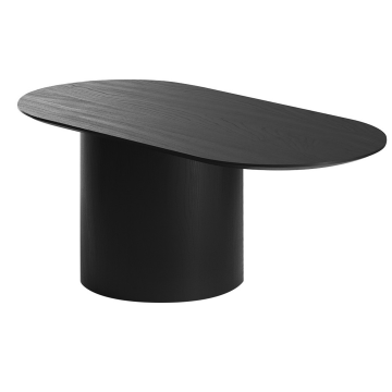 Столик Type овальный, основание D 39 см (черный)