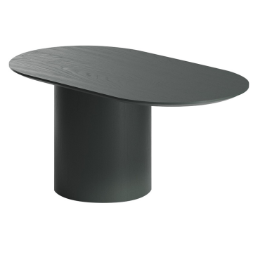 Столик Type овальный, основание D 29 см (темно-серый)