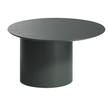 Столик Type D 80 см со смещенным основанием D 39 см (темно-серый)