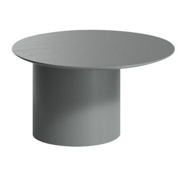 Столик Type D 70 см со смещенным основанием D 39 см (серый)