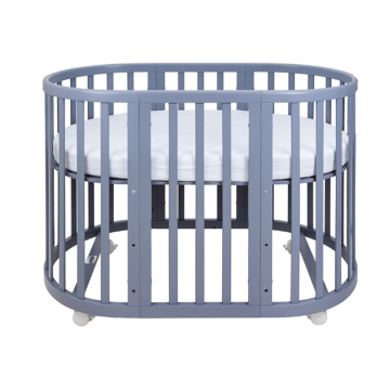 Кроватка-трансформер Ellipsebed (серый)