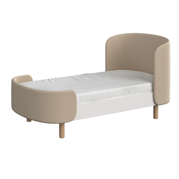 Кровать KIDI Soft для детей от 2 до 4 лет (бежевый)