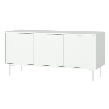 Тумба Hub 3 двери глубина 55 см на высоких ножках (белый)