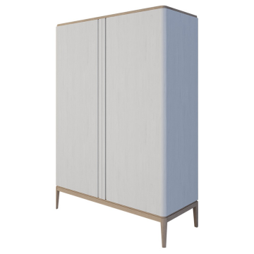 Шкаф Line 2-х дверный (белый)