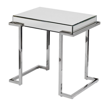 KFG130 Стол журнальный зеркальный, нерж.сталь хром 57*41*55см
