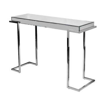 Консоль зеркальная каркас н/ж сталь хром 116*39*79см