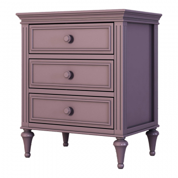 Тумба прикроватная с 3-я ящиками Riverdi, орхидея