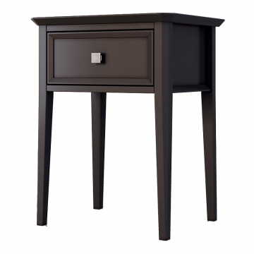 Тумба прикроватная с ящиком Ellington, черная