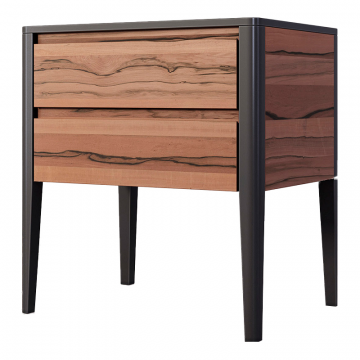Тумба прикроватная Evans с 2-я ящиками, тинео