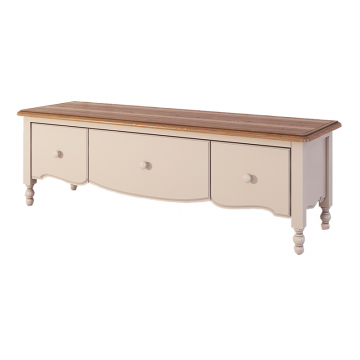 Тумба под ТВ с 3-я ящиками Leblanc, бежевая