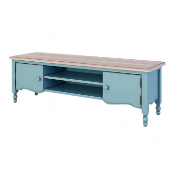 Тумба под ТВ Leblanc, голубая