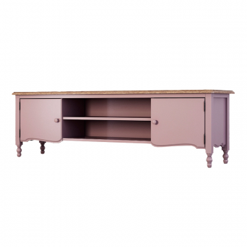 Тумба под ТВ широкая Leblanc, лаванда