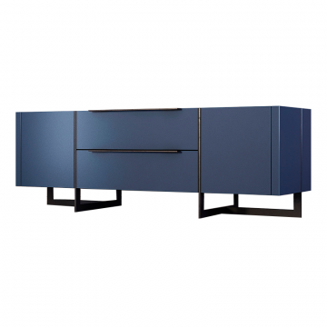 Тумба под ТВ с 2-я ящиками и дверцами 