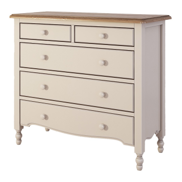 Комод 5 ящиков Leblanc, бежевый W-LB114
