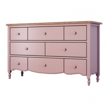 Комод бельевой 8 ящиков Leblanc, лаванда