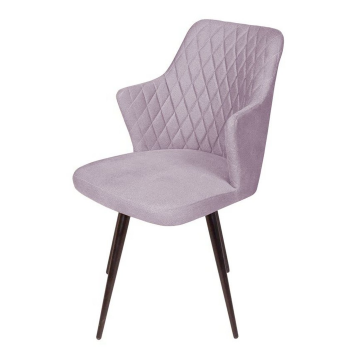 Стул поворотный на 90 градусов, функция возврата, антишум Hunt, бархат светло-серый 26 / чёрный конус 13762