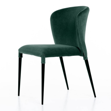 Стул Albert (Альберт), бархат зеленый 19 75043