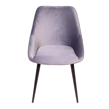 Стул Neo бархат светло-серый 26/опора конус 14034