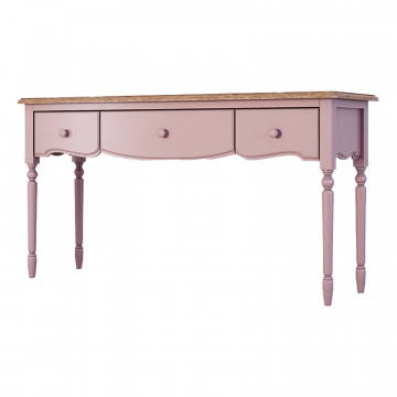Консоль с 3-я ящиками Leblanc, лаванда