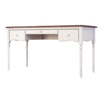 Письменный стол с 3-я ящиками Leblanc, белый