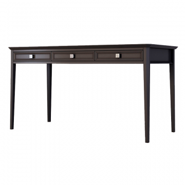 Письменный стол с 3-я ящиками Ellington, черный