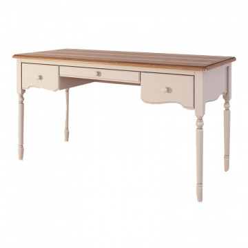 Письменный стол с 3-я ящиками Leblanc, бежевый