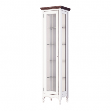 Витрина L левая Leblanc, белая